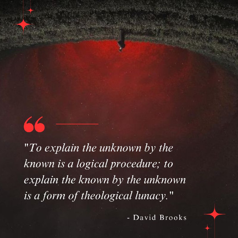 To explain the unknown by the …