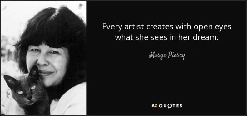 "Every artist creates with open eyes …