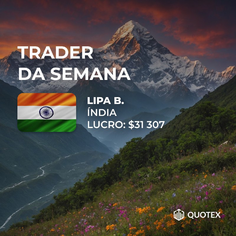 Conheça nosso trader da semana!