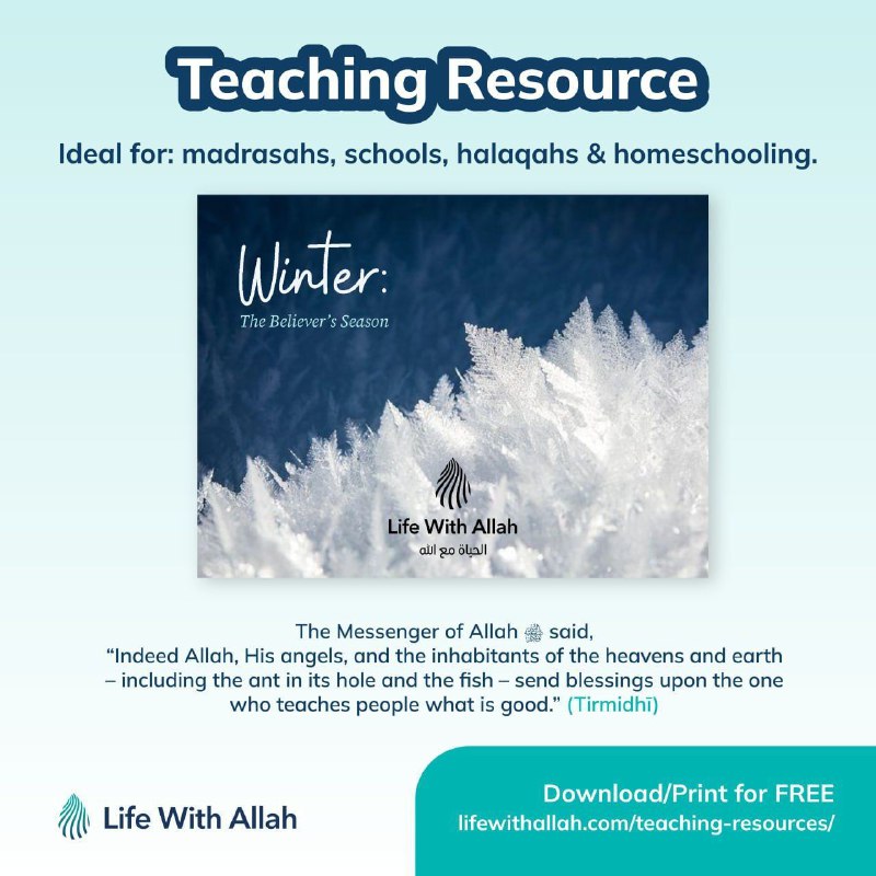 **Teaching Resource. Winter: The Believer's Season.**