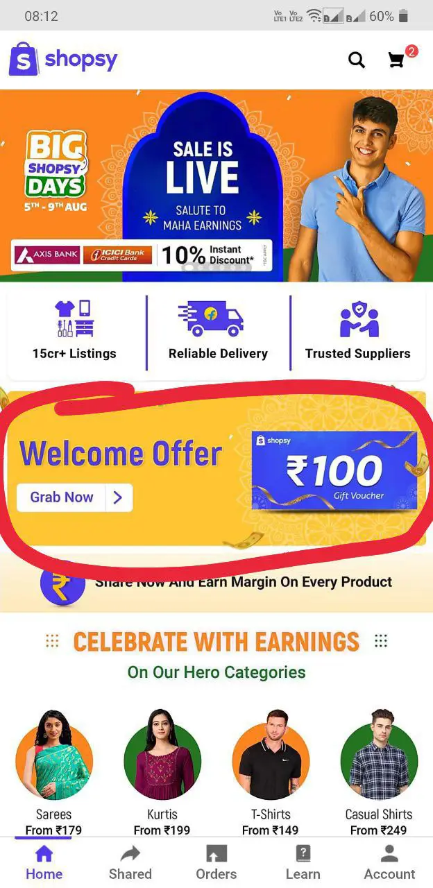 **BIG LOOT FREE ₹100 FLIPKART VOUCHER**[**https://play.google.com/store/apps/details?id=com.flipkart.shopsy**](https://play.google.com/store/apps/details?id=com.flipkart.shopsy) …