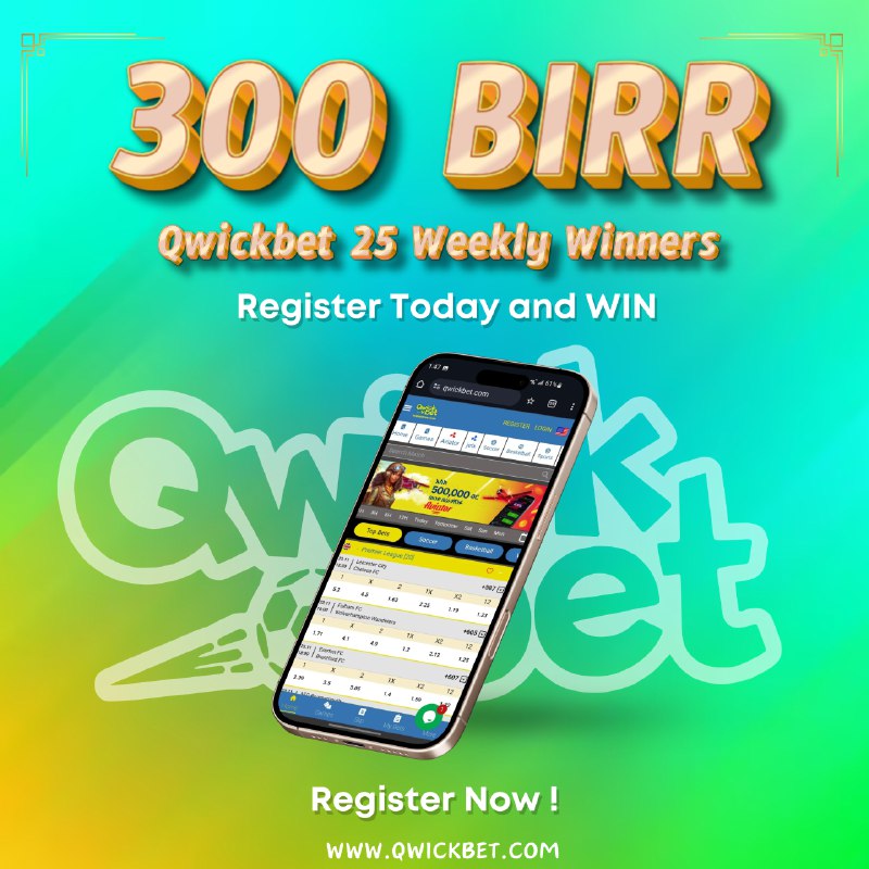 ***🚨*** Win 300 Birr Weekly with …