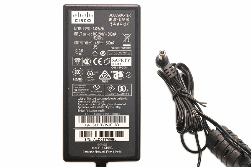 新到货思科 Cisco AA25480L Power Adapter 48V …