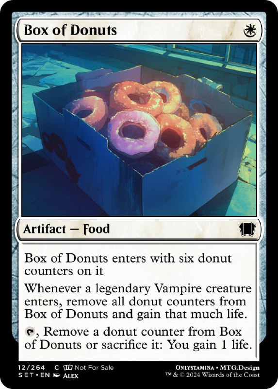 Box of Donuts Magic: The Gathering …