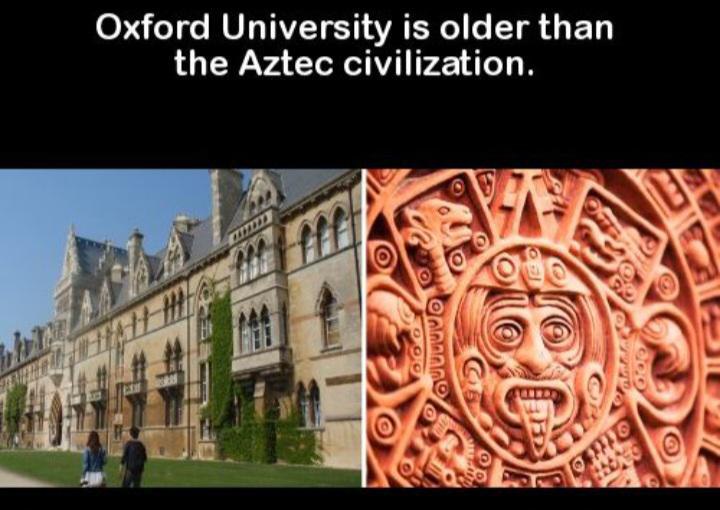 Oxford University has been teaching for …