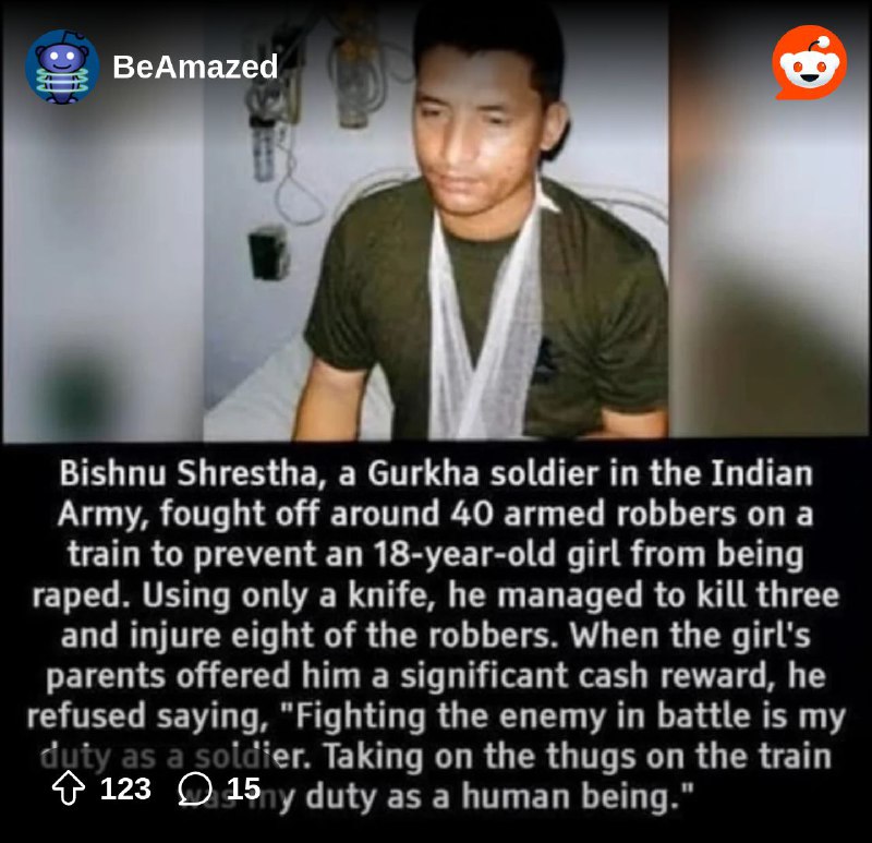 Bishnu Shrestha Fought Off 40 Armed …