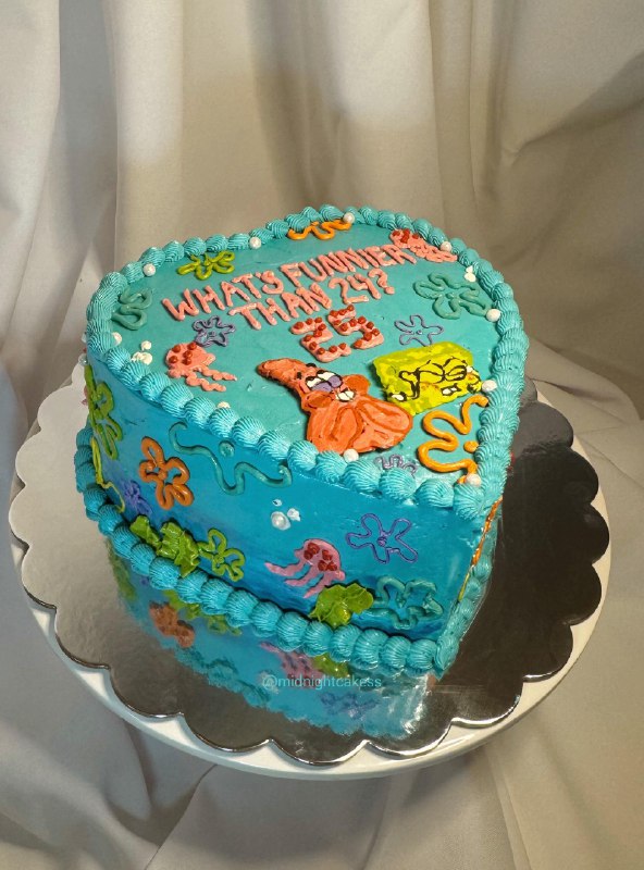 Fulfilled another SpongeBob cake order today