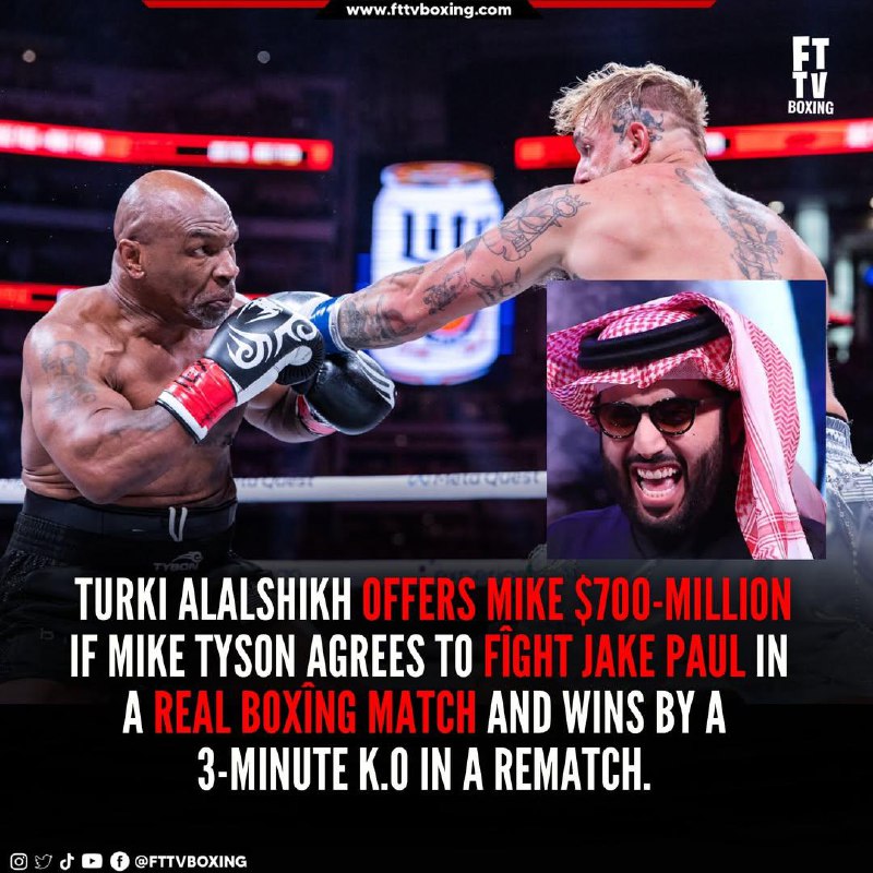 Mike Tyson vs Jake Paul