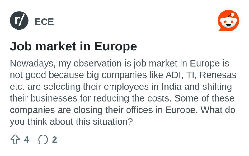 Job market in Europe