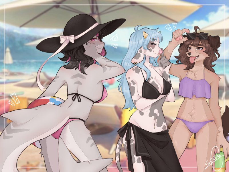 Fun at the beach! (Art by …