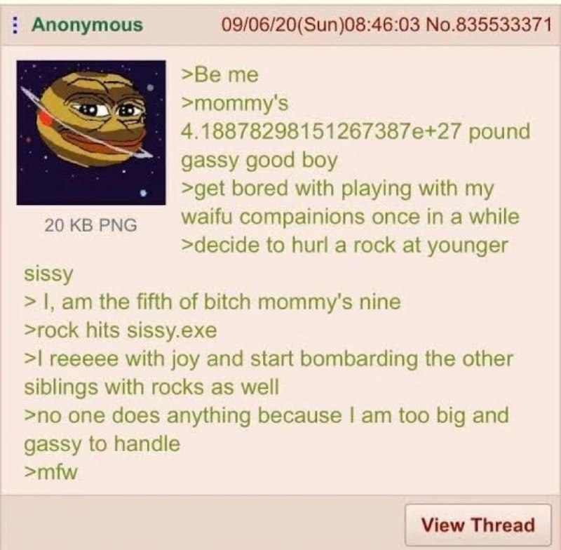 Anon is a Gas Giant