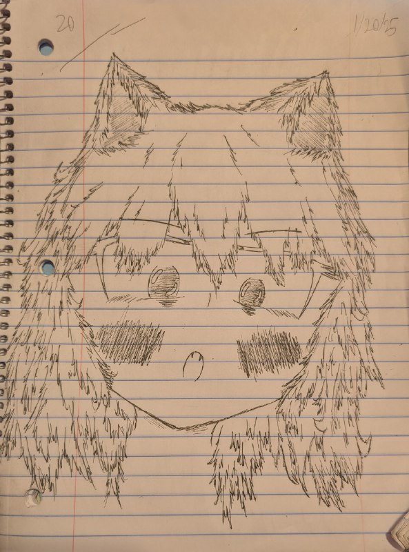 Drawing day 20! Wolf! [Original]