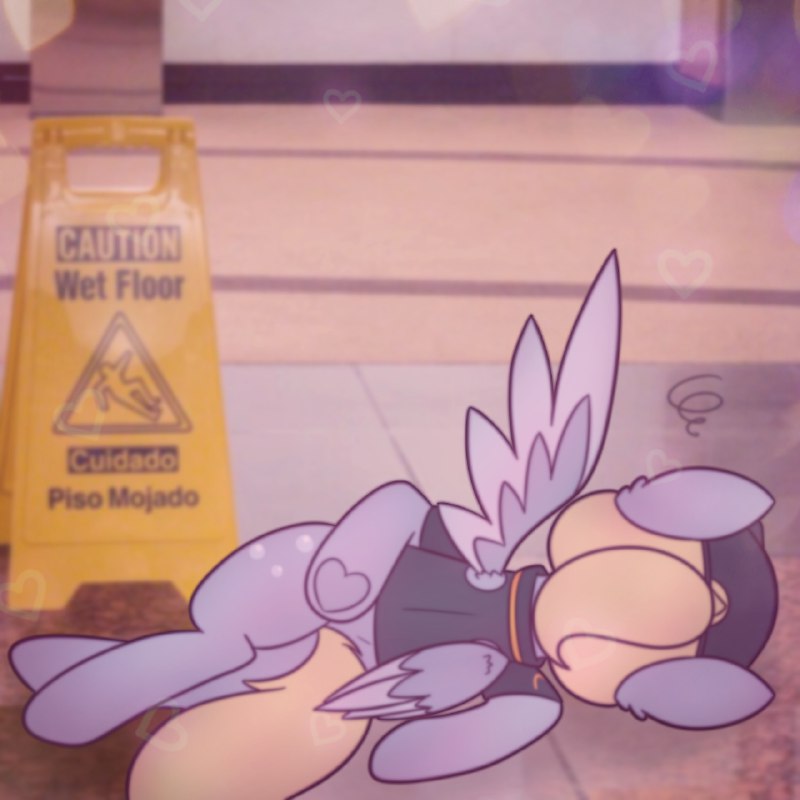 Poor derpy slipped right after she …