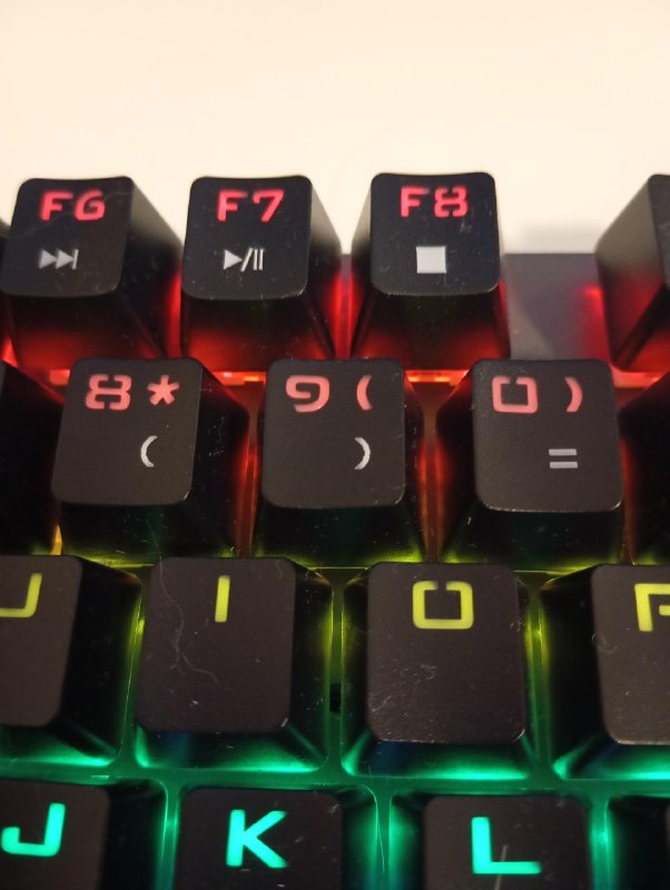 My keyboard. Everytime I type and …