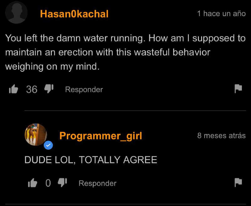 Bro’s actually worried about water