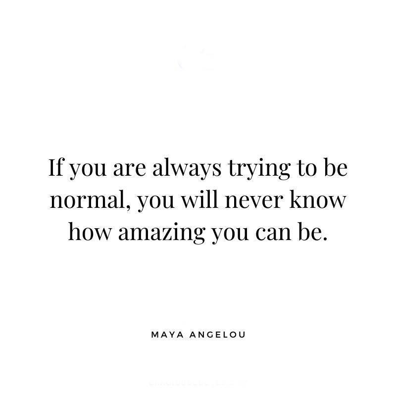 If you are always trying to …