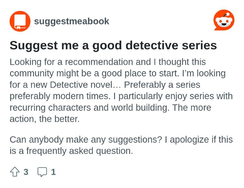 Suggest me a good detective series