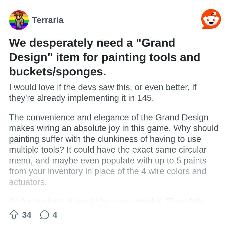 We desperately need a "Grand Design" …