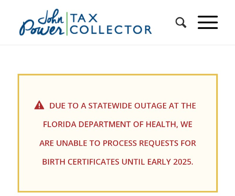 To obtain a birth certificate