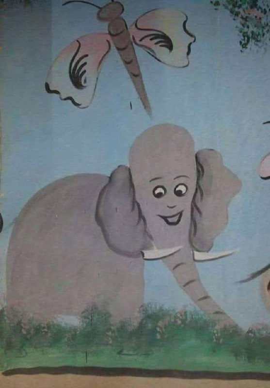 Thanks, I hate this children's-park mural …