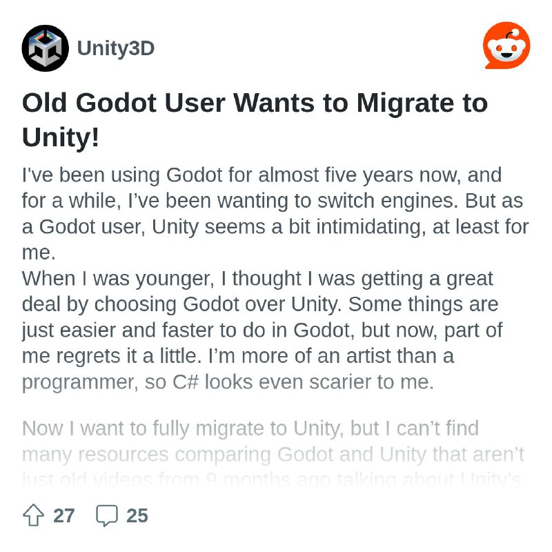 Old Godot User Wants to Migrate …