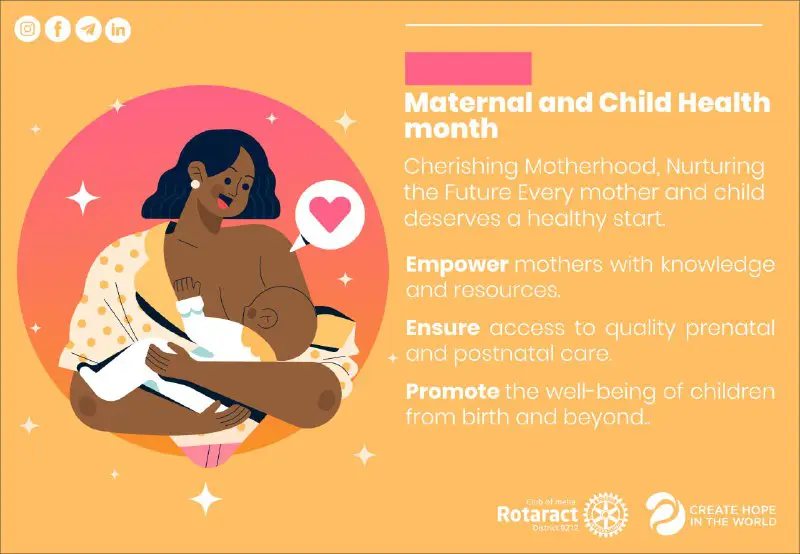 **APRIL -Maternal and Child Health Month**
