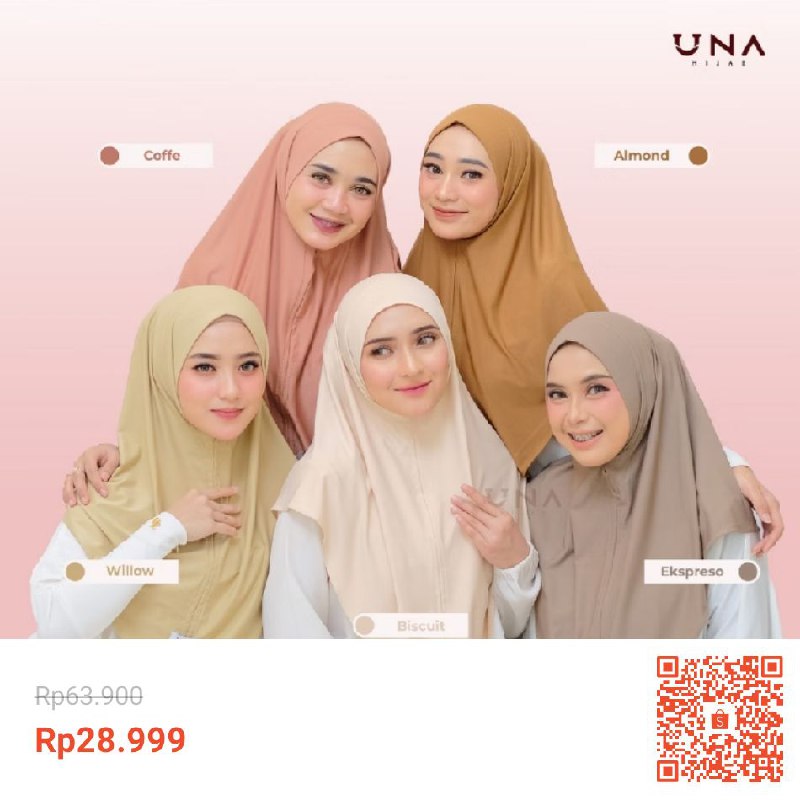 Malika Daily Hijab Instan Bergo Non …