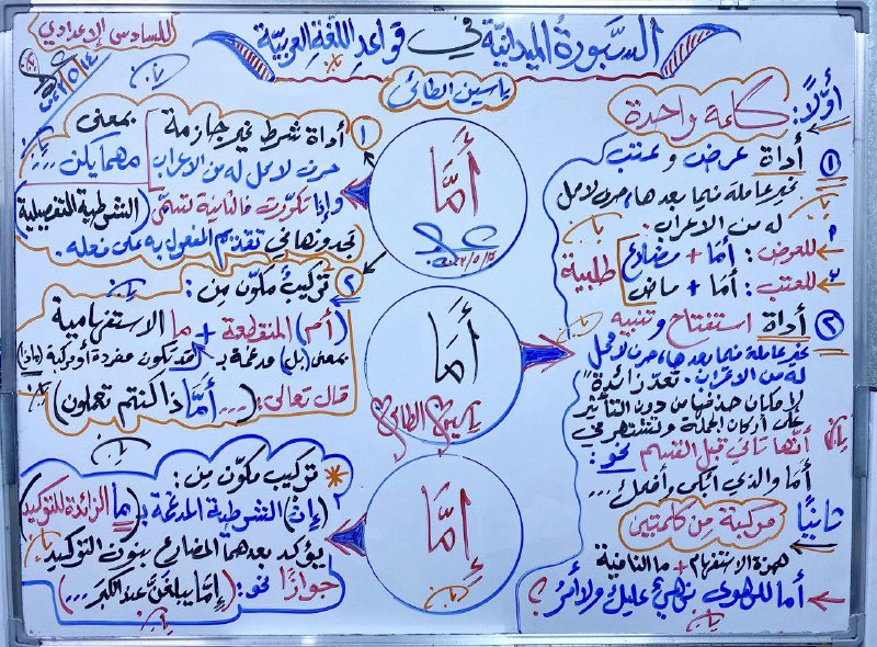 الرصدٌ الميدانيّ لـأنواع ( أمّا و …