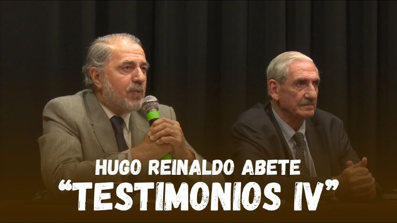 *Especial TLV1 Nº58 - Presentación "Testimonios …