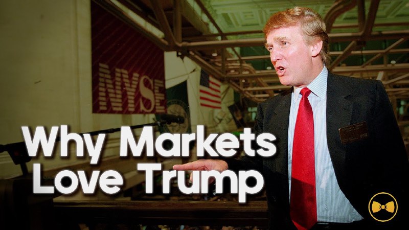 Markets were up when Trump won. …