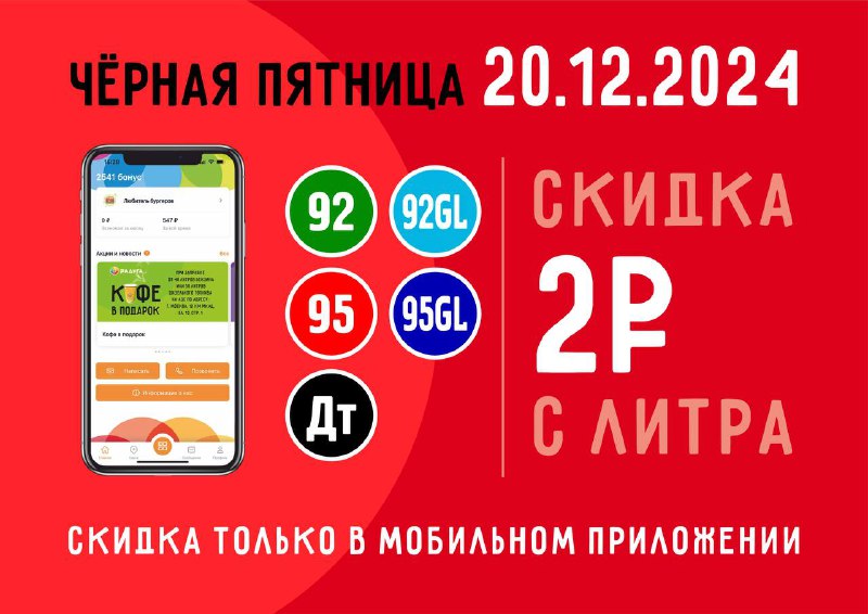 Механика акции Black Friday 20.12.2024