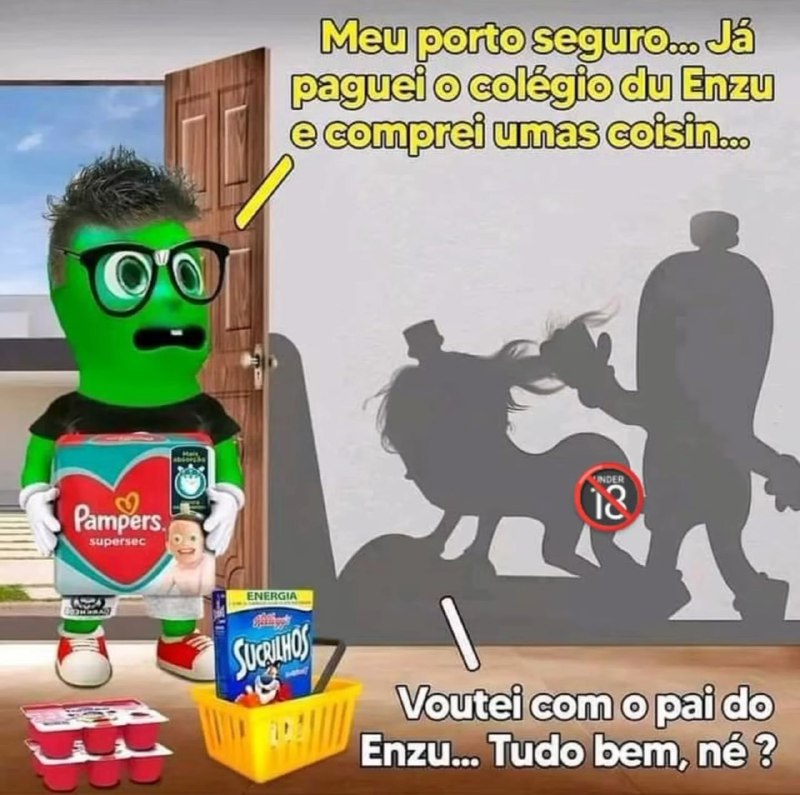 E o pai do Enzo acabou …