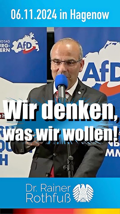 **Wir denken, was wir wollen. Kein …