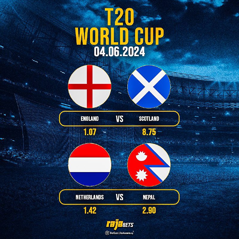 Today’s T20 World Cup matches ***🏏******🔥******👑***