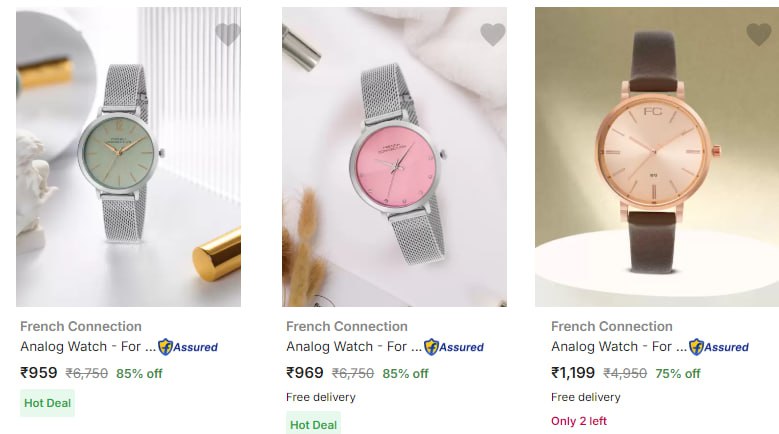 French Connection Wrist Watches From ₹959