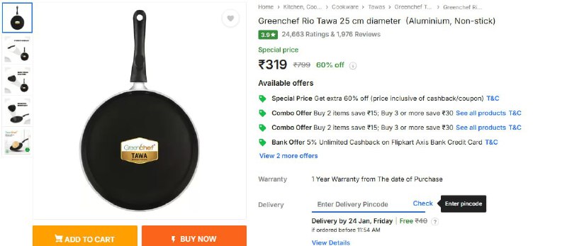 Flipkart | 60% Off -Greenchef Rio …