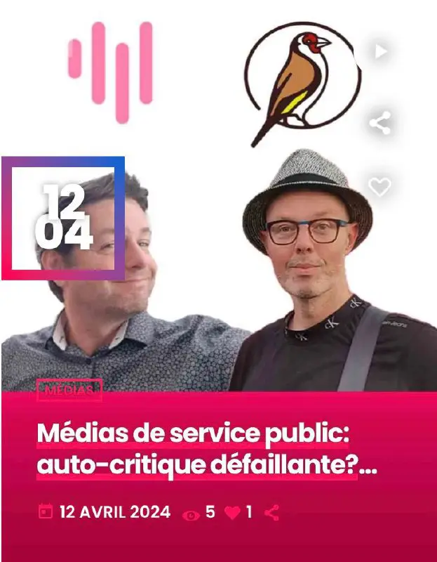 **Médias de service public: auto-critique défaillante? …