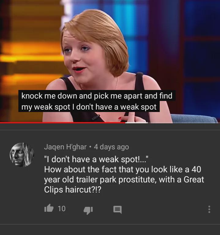 Rare insult on Dr Phil