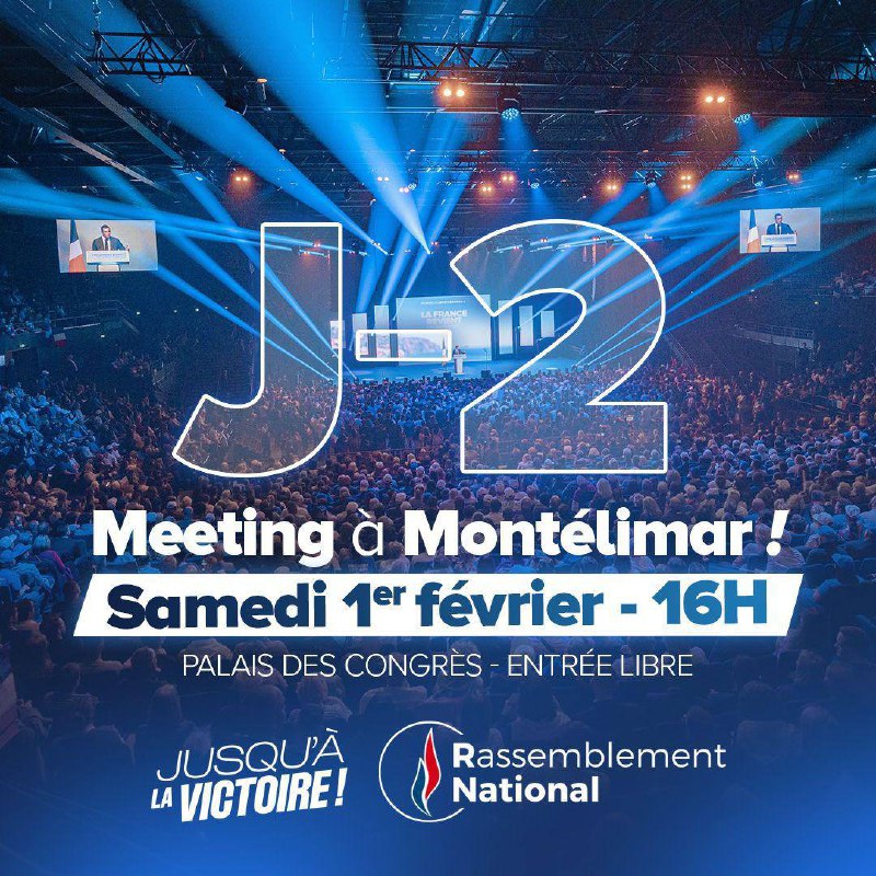 ***🔵*** J-2 ! Samedi 1er février, …