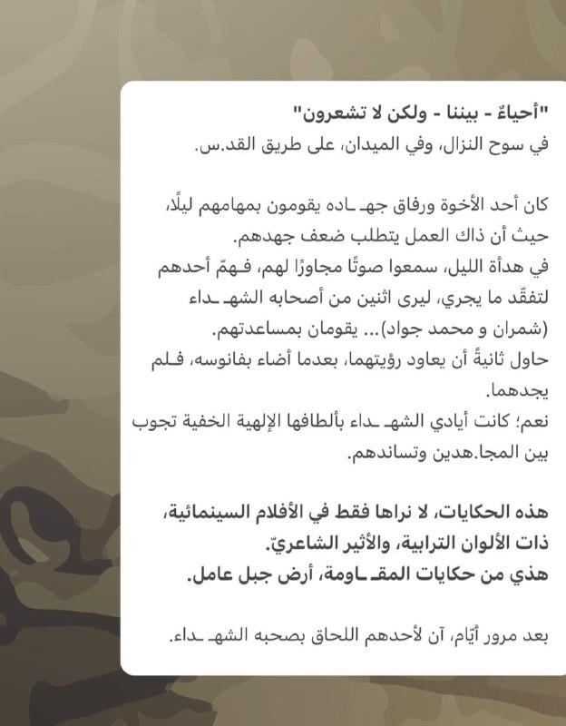هذه الحكايات، لا نراها فقط في …