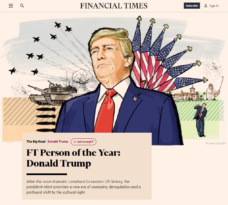 *****🔥***** **President Trump is Financial Times …