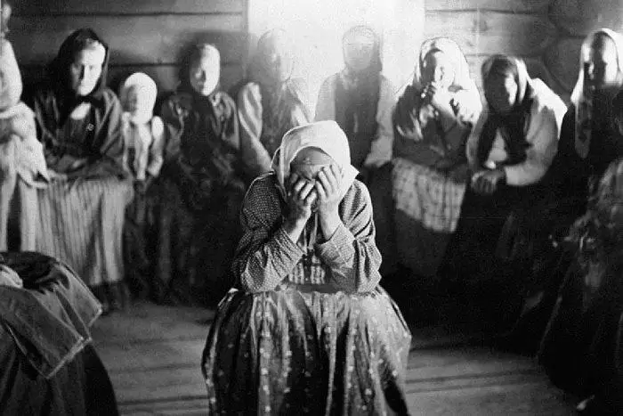 Плакальщица на свадьбе, Беломорская Карелия, 1894 …