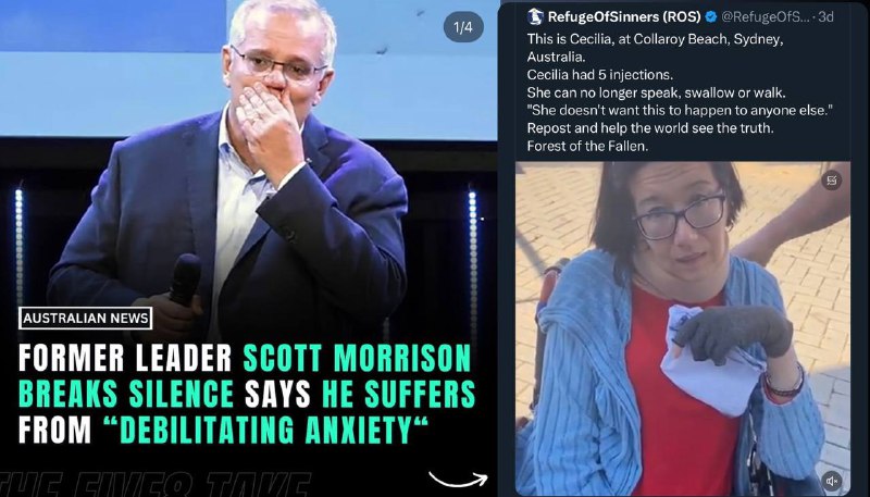 Apparently Scomo has anxiety from the …