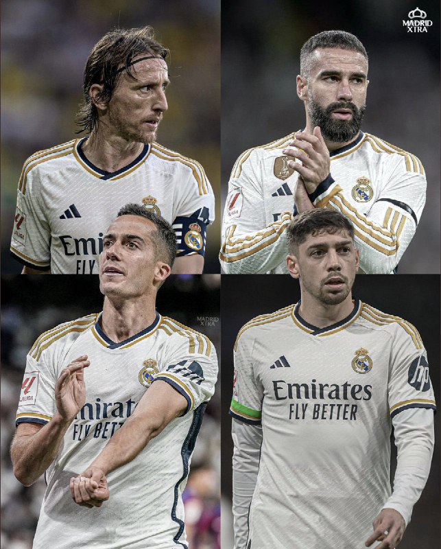 Real Madrid’s captains for next season. …