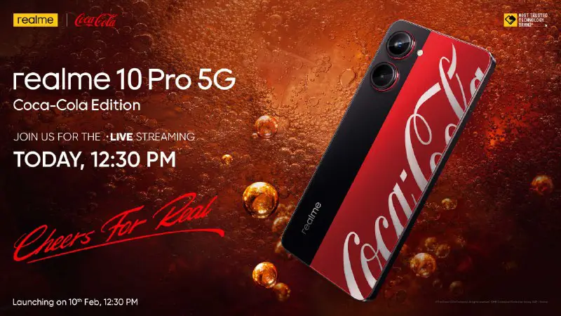 realme 10 Pro 5G Coca-Cola Edition …
