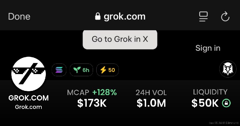 [GROK.com](http://GROK.com/) went LIVE today 65k