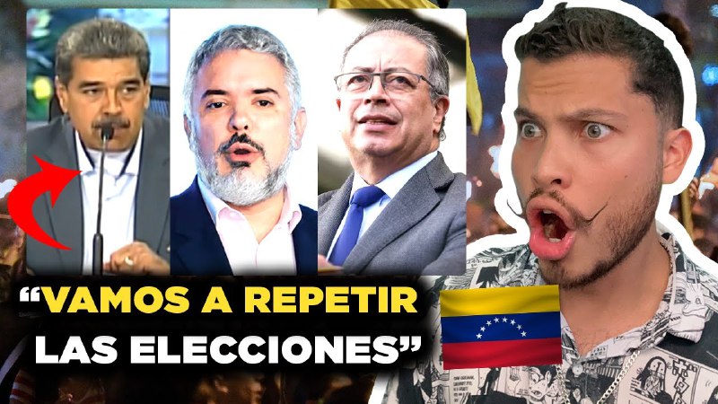 ***🚨*** URGENTE: Maduro y PETRO quieren REPETIR las ELECCIONES y son pillados por DUQUE. Agradezco difusión de este video.