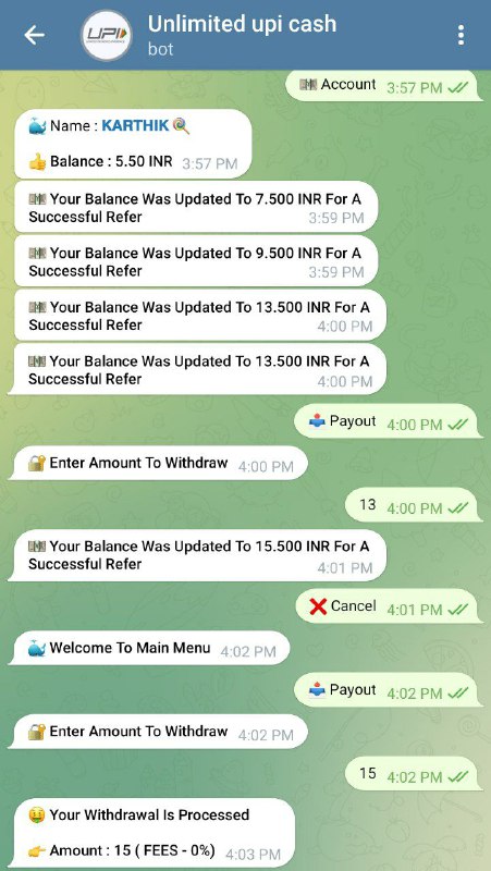 ⛦ New Auto Payment UPI Bot …