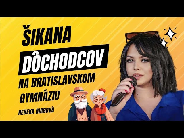 **ŠIKANA DÔCHODCOV NA BRATISLAVSKOM GYMNÁZIU** ***😡***