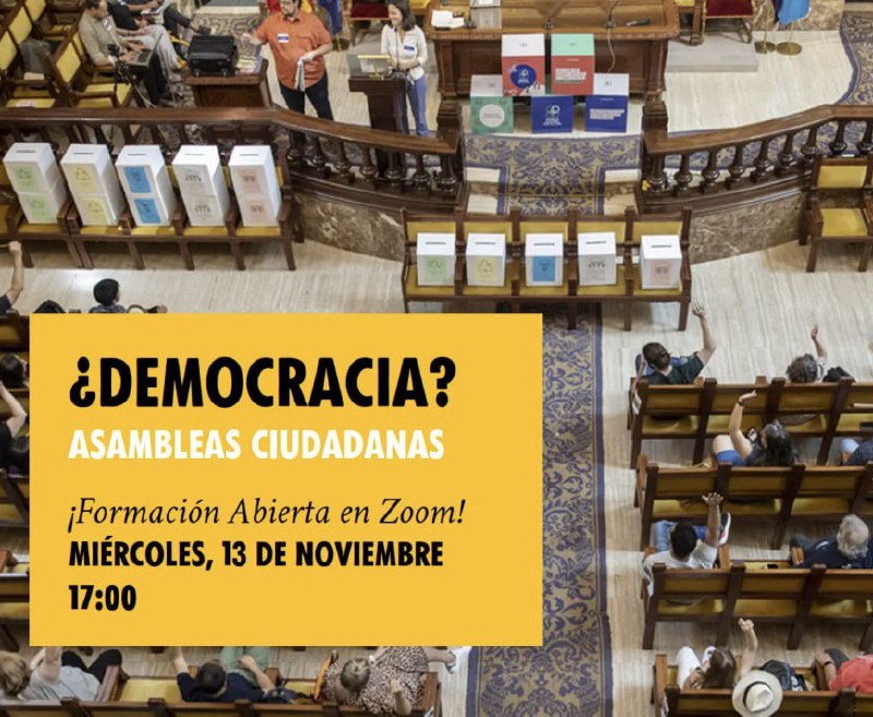 ***🌍*** **¡Formación abierta: Asambleas Ciudadanas!** ***🌍***